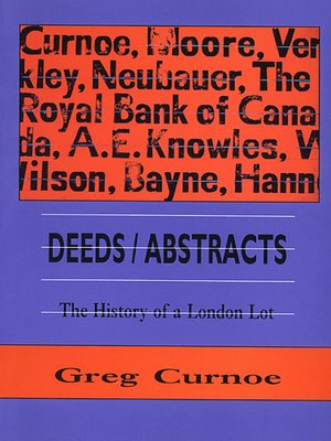 cover image of Deeds/Abstracts